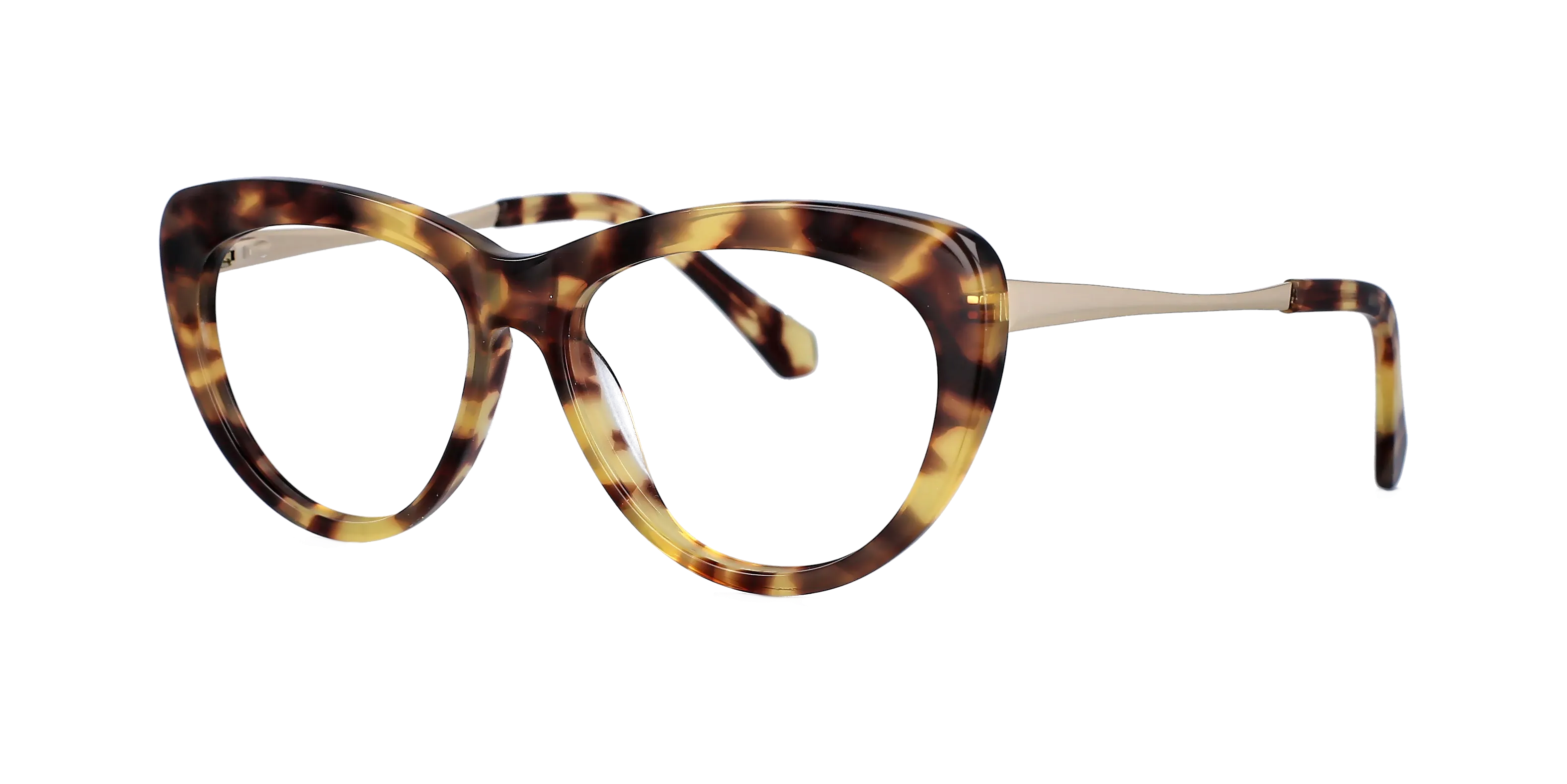 CCspace Unisex Full Rim Cat Eye Acetate Frame Eyeglasses 51070