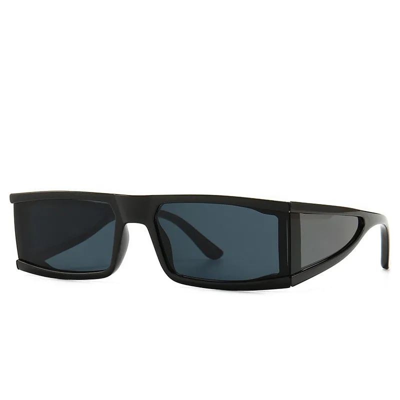 CCspace Unisex Full Rim Rectangle Resin Goggle Frame Sunglasses 46198