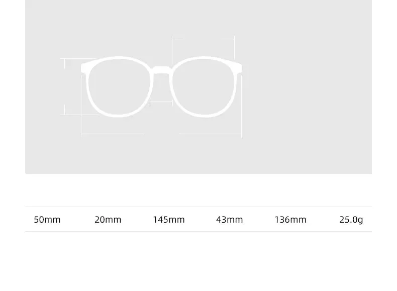 CCspace Unisex Full Rim Round Cat Eye Acetate Eyeglasses 56923