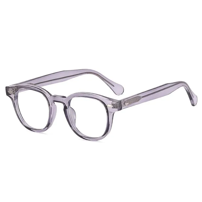 CCspace Unisex Full Rim Round Square Tr 90 Titanium Eyeglasses 54962