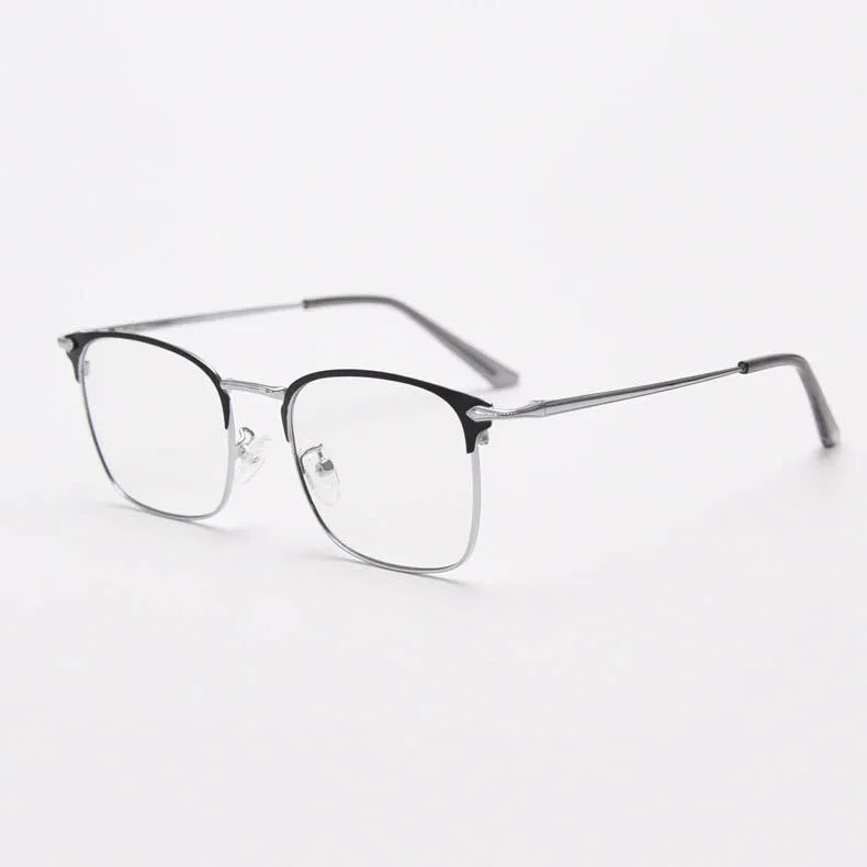 CCspace Unisex Full Rim Small Square Alloy Eyeglasses 55799