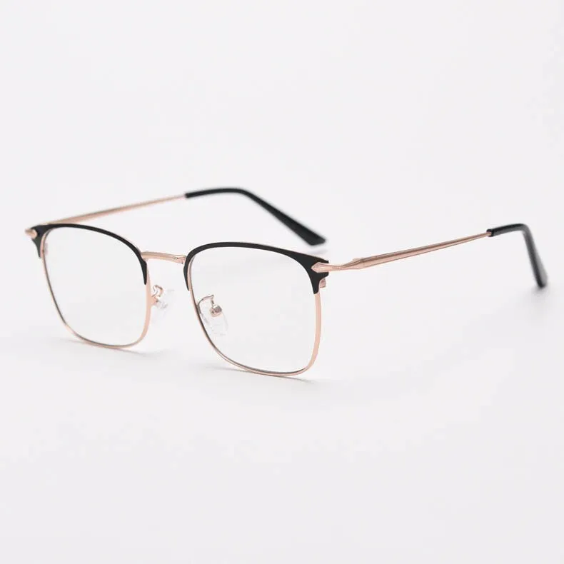 CCspace Unisex Full Rim Small Square Alloy Eyeglasses 55799