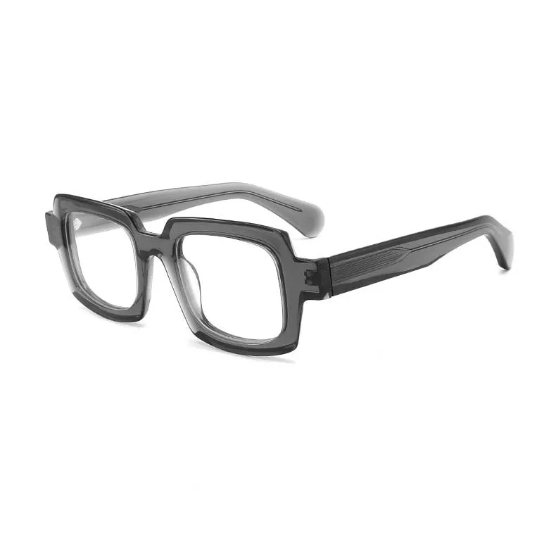 CCspace Unisex Full Rim Square Acetate Eyeglasses 54907