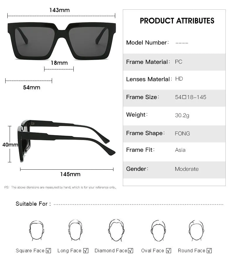 CCspace Unisex Full Rim Square Tr 90 Eyeglasses 55830