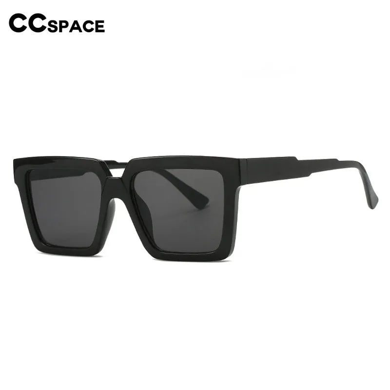 CCspace Unisex Full Rim Square Tr 90 Eyeglasses 55830