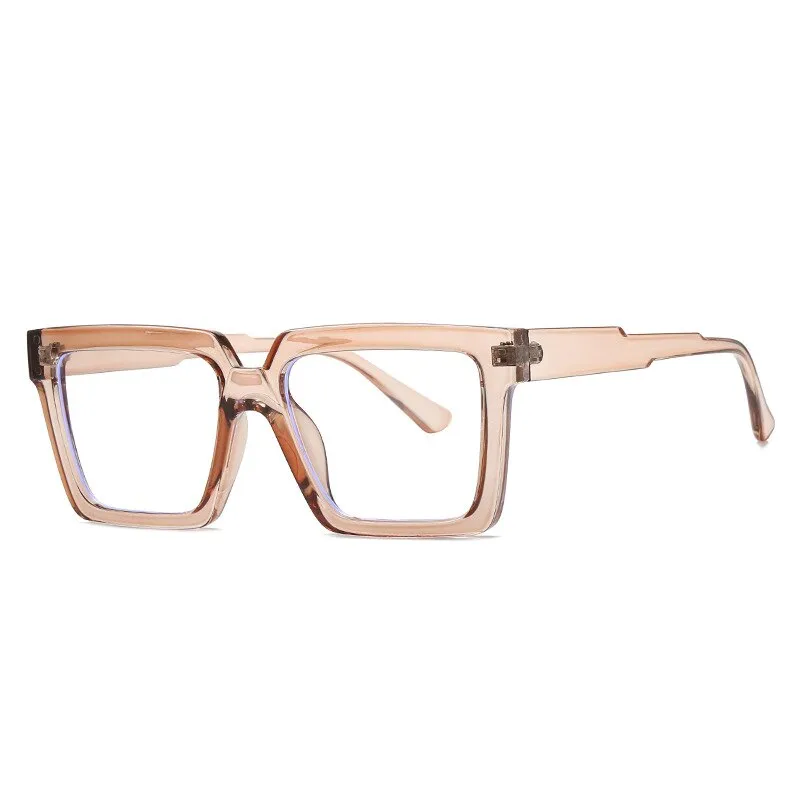 CCspace Unisex Full Rim Square Tr 90 Eyeglasses 55830
