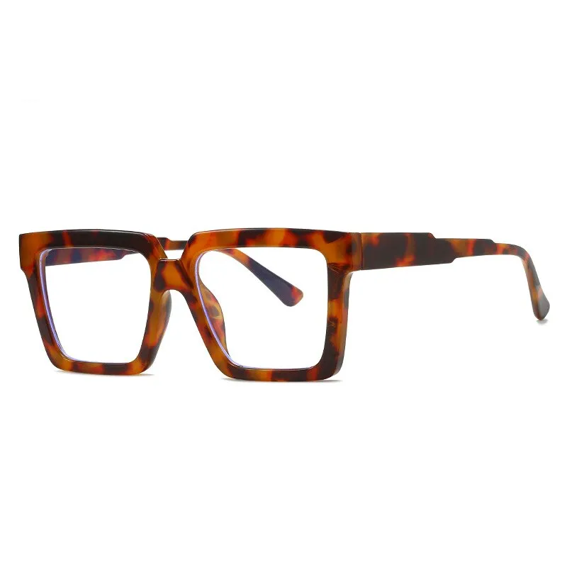 CCspace Unisex Full Rim Square Tr 90 Eyeglasses 55830