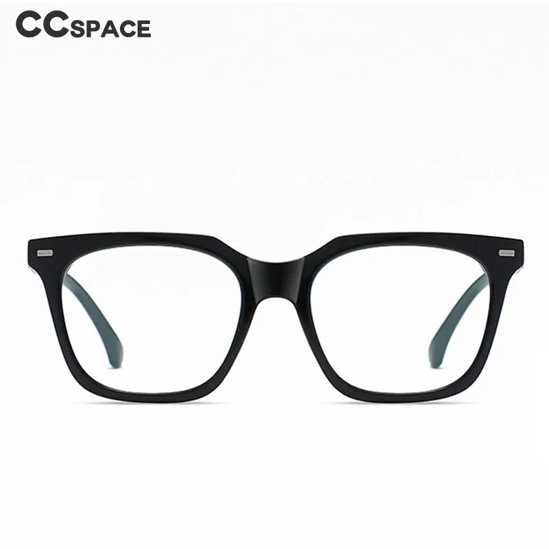CCspace Unisex Full RIm Square Tr 90 Titanium Eyeglasses 55171