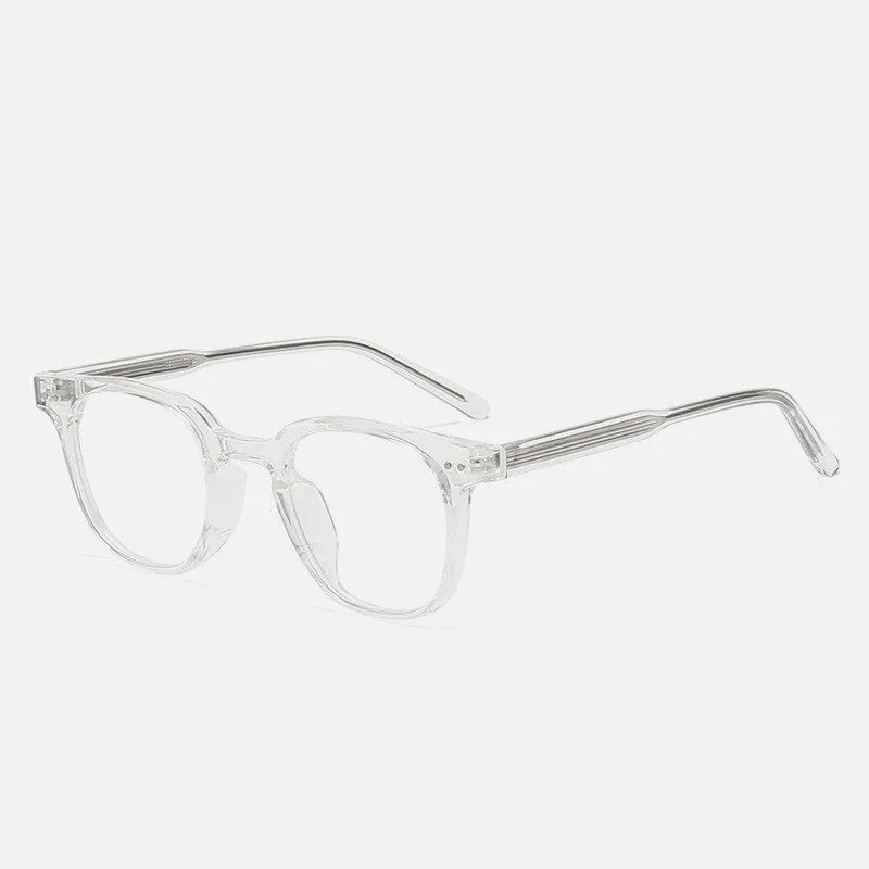 CCspace Unisex Full Rim Square Tr 90 Titanium Eyeglasses 55917