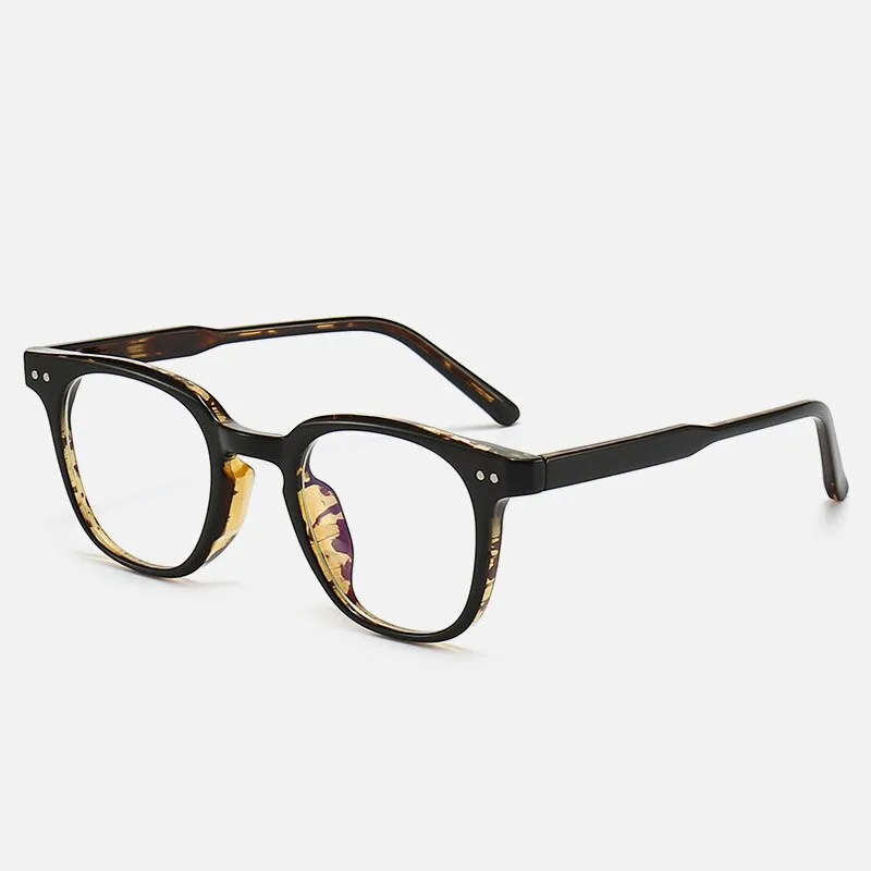 CCspace Unisex Full Rim Square Tr 90 Titanium Eyeglasses 55917