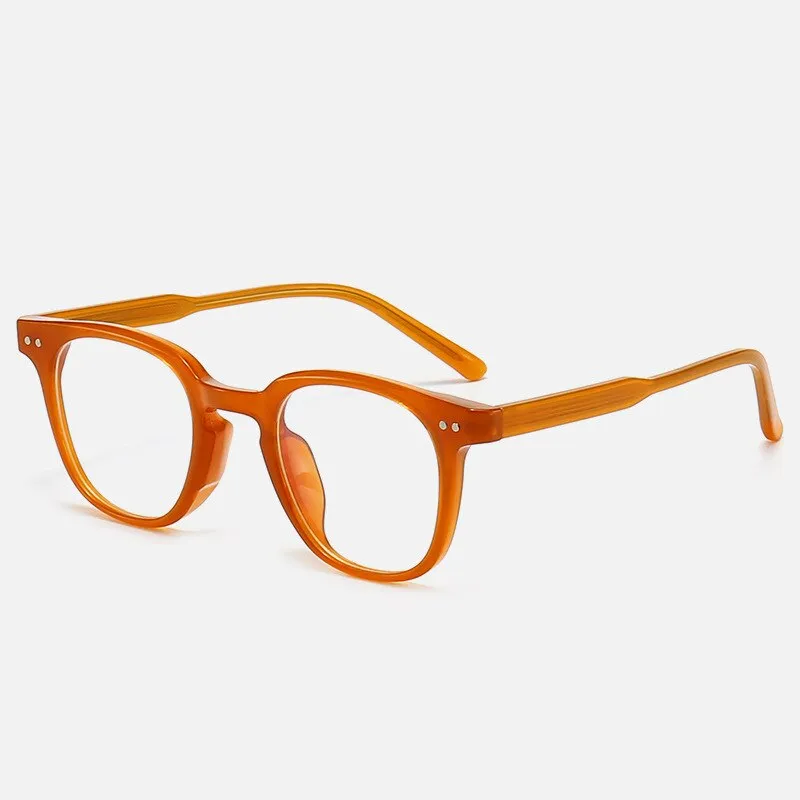 CCspace Unisex Full Rim Square Tr 90 Titanium Eyeglasses 55917