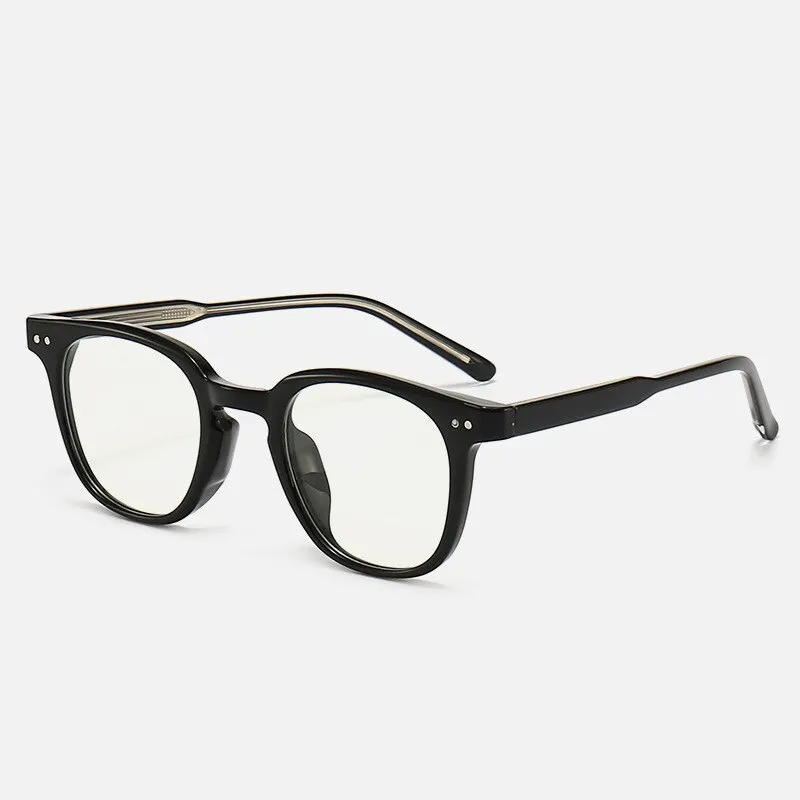CCspace Unisex Full Rim Square Tr 90 Titanium Eyeglasses 55917