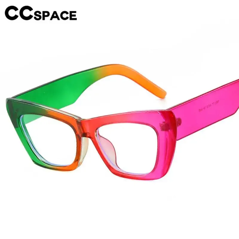 CCspace Women's Full Rim Cat Eye Plastic Eyeglasses 56897