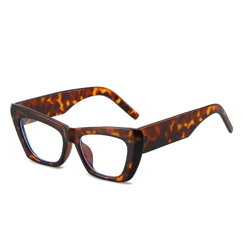 CCspace Women's Full Rim Cat Eye Plastic Eyeglasses 56897