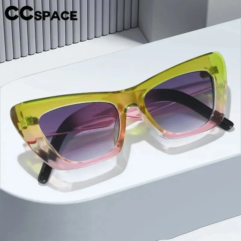CCspace Women's Full Rim Cat Eye Plastic Eyeglasses 56897