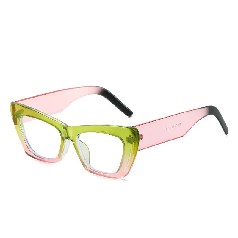 CCspace Women's Full Rim Cat Eye Plastic Eyeglasses 56897