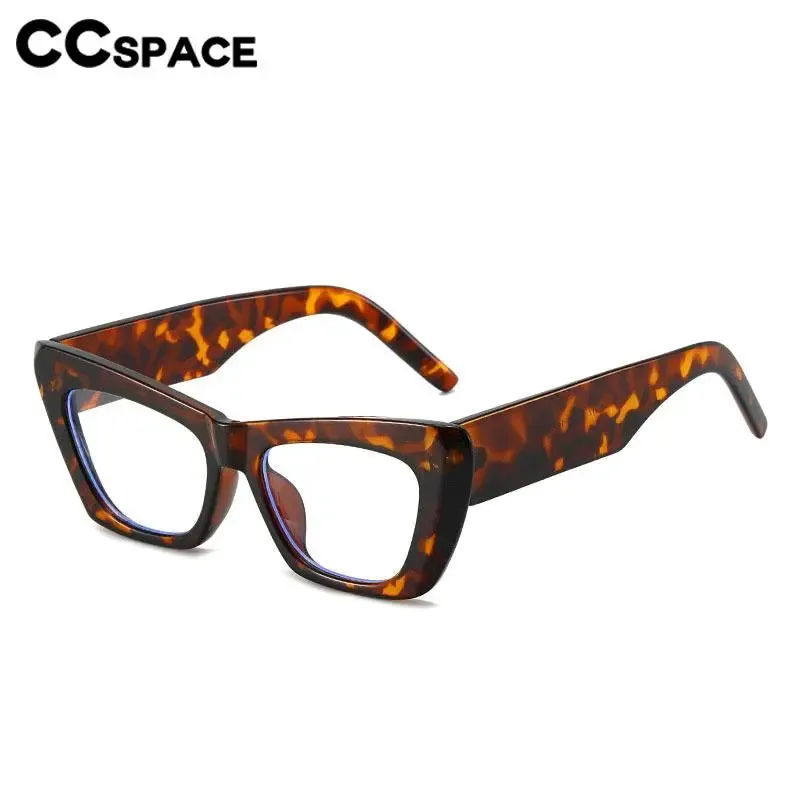 CCspace Women's Full Rim Cat Eye Plastic Eyeglasses 56897