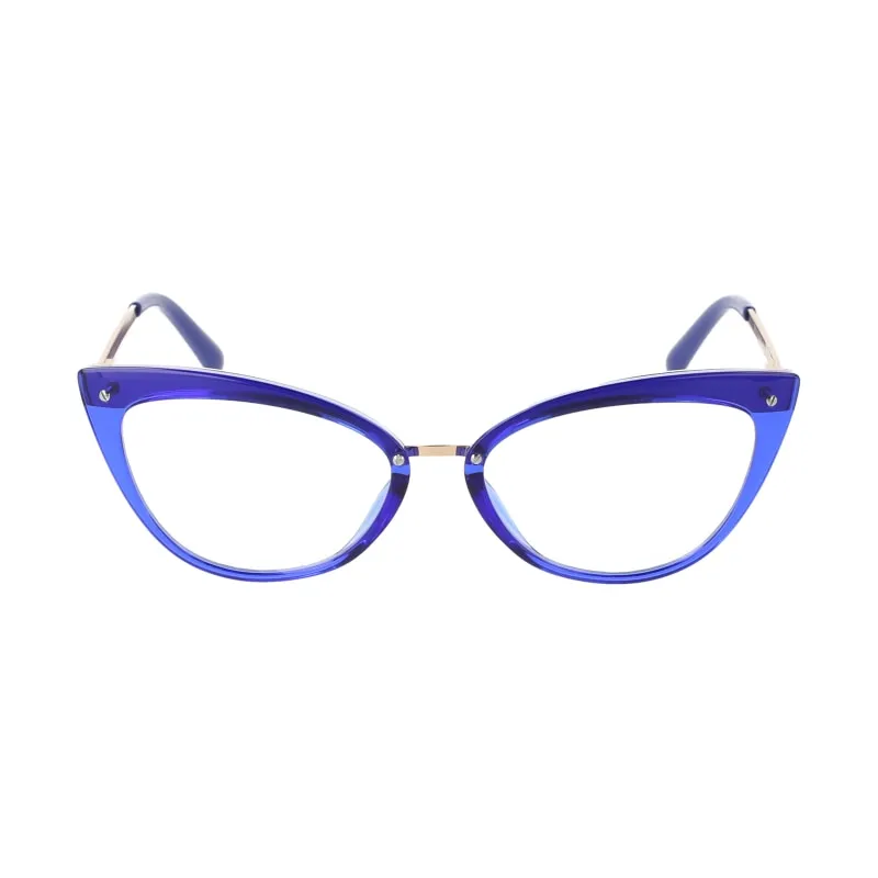 CCspace Women's Full Rim Cat Eye Tr 90 Titanium Frame Eyeglasses 51102