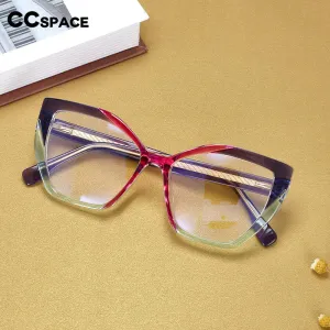 CCspace Women's Full Rim Cat Eye Tr 90 Titanium Frame Eyeglasses 54585