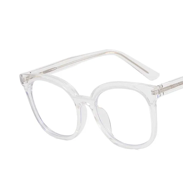 CCspace Women's Full Rim Large Square Tr 90 Titanium Eyeglasses 55119