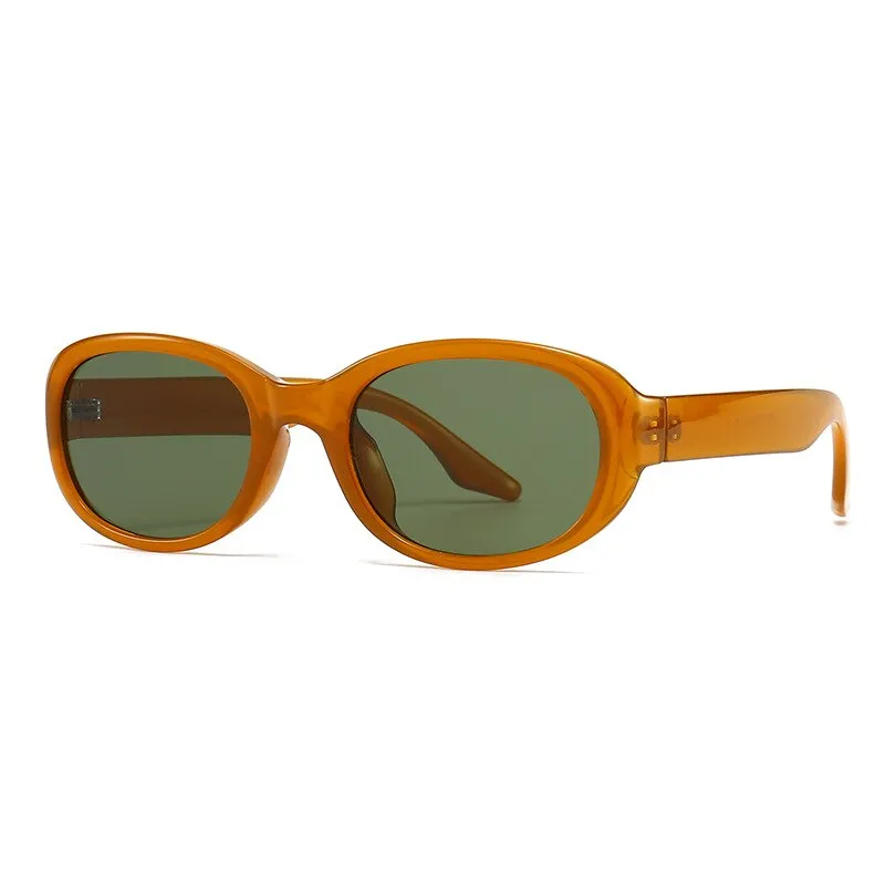CCspace Women's Full Rim Oval  Tr 90 Eyeglasses Polarized Sunglasses 55869