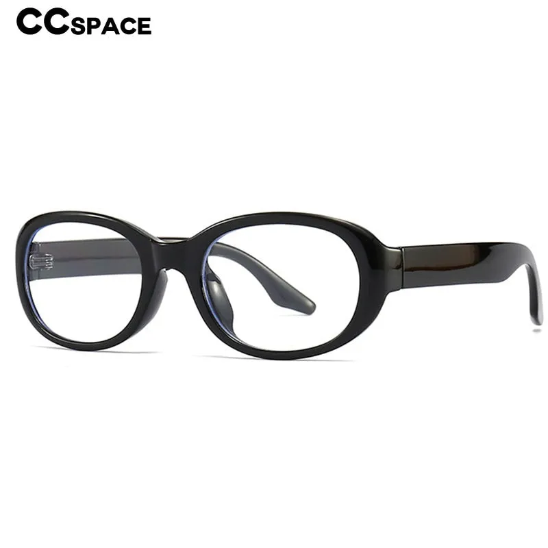 CCspace Women's Full Rim Oval  Tr 90 Eyeglasses Polarized Sunglasses 55869