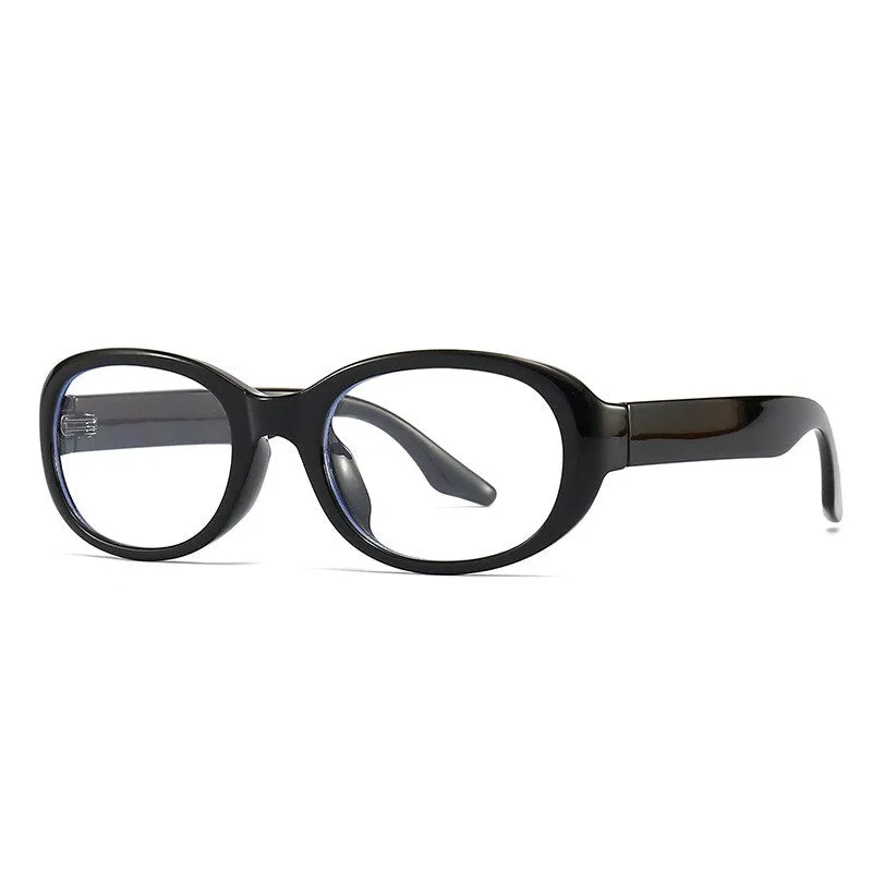 CCspace Women's Full Rim Oval  Tr 90 Eyeglasses Polarized Sunglasses 55869