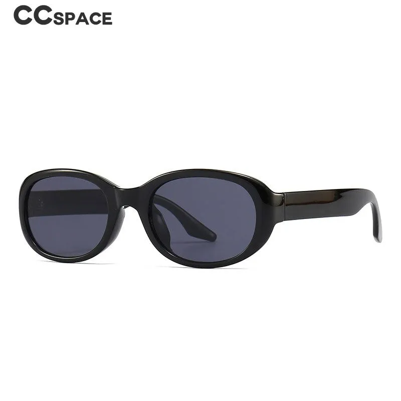 CCspace Women's Full Rim Oval  Tr 90 Eyeglasses Polarized Sunglasses 55869