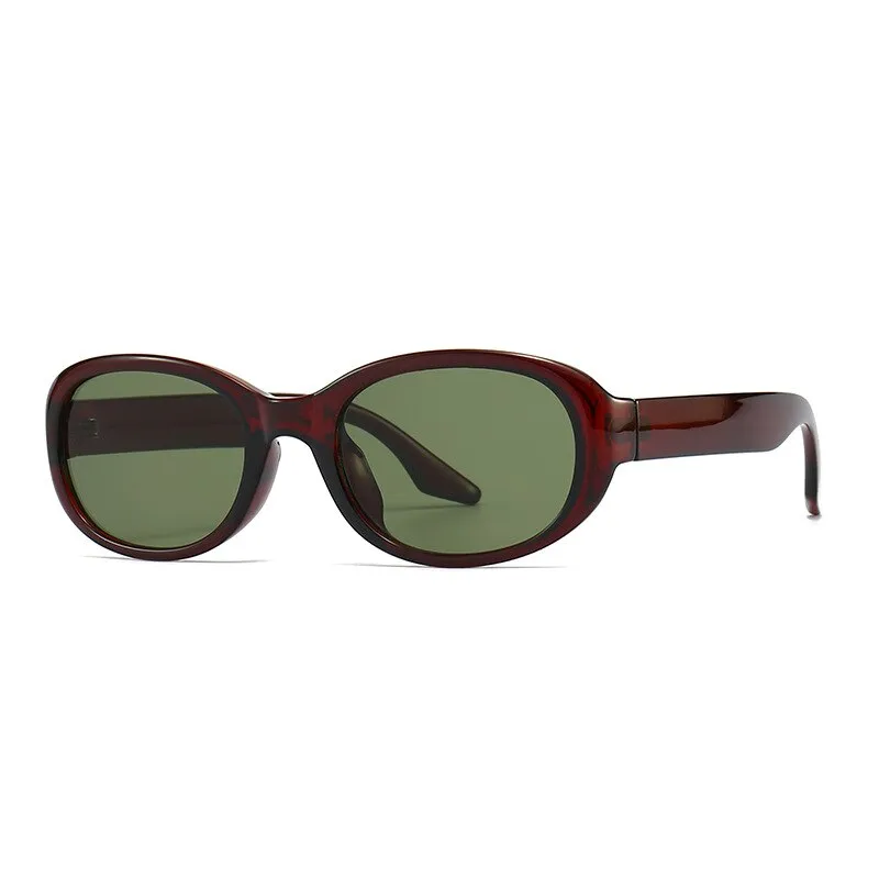 CCspace Women's Full Rim Oval  Tr 90 Eyeglasses Polarized Sunglasses 55869