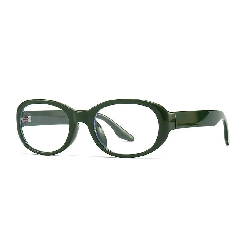 CCspace Women's Full Rim Oval  Tr 90 Eyeglasses Polarized Sunglasses 55869