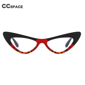 CCspace Women's Full Rim Oversized Cat Eye Acetate Eyeglasses 53299