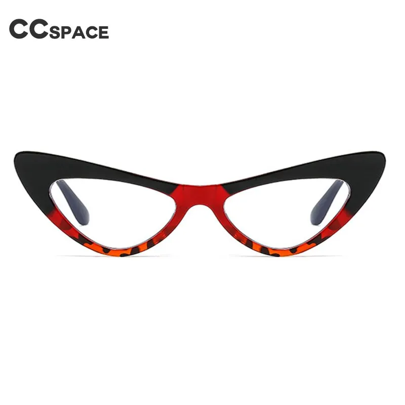 CCspace Women's Full Rim Oversized Cat Eye Acetate Eyeglasses 53299