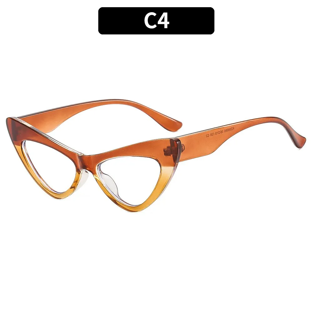 CCspace Women's Full Rim Oversized Cat Eye Acetate Eyeglasses 53299