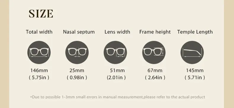 CCspace Women's Full Rim Polygon Plastic Eyeglasses 57423
