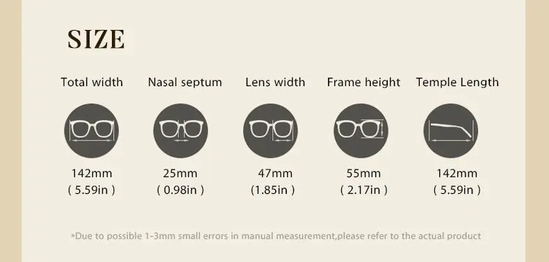 CCspace Women's Full Rim Round Plastic Eyeglasses 57420