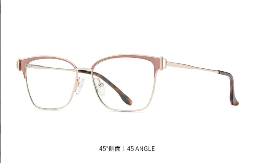 CCspace Women's Full Rim Square Acetate Alloy Eyeglasses 55605