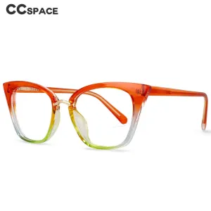 CCspace Women's Full Rim Square Cat Eye Tr 90 Titanium Eyeglasses 53211