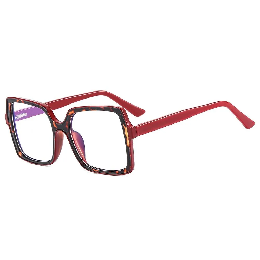 CCspace Women's Full Rim Square Cat Eye Tr 90 Titanium Eyeglasses 55151