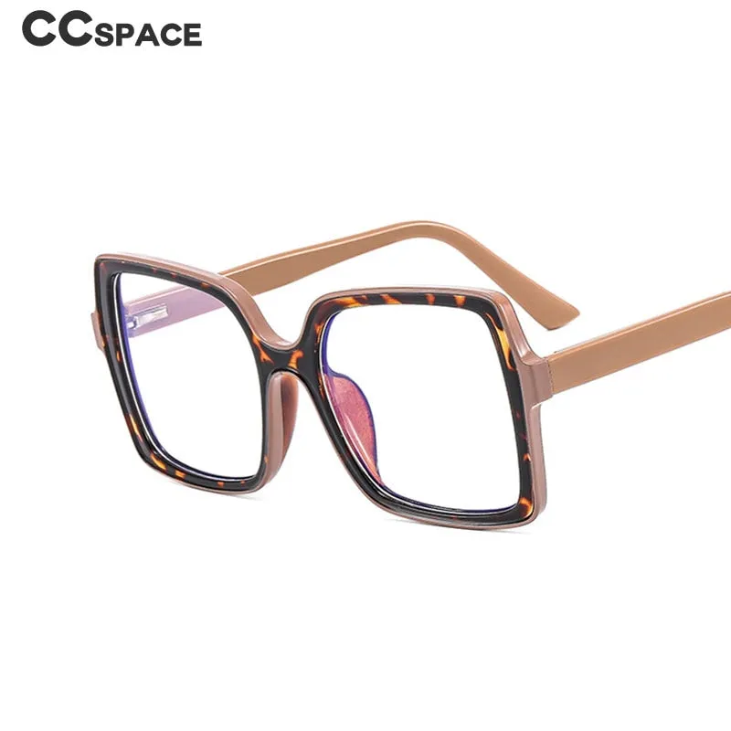 CCspace Women's Full Rim Square Cat Eye Tr 90 Titanium Eyeglasses 55151