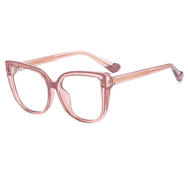 CCspace Women's Full Rim Square Cat Eye Tr 90 Titanium Eyeglasses 55598