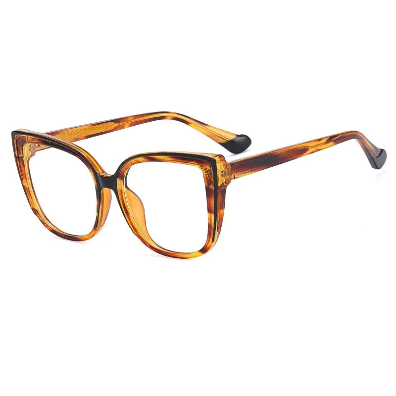 CCspace Women's Full Rim Square Cat Eye Tr 90 Titanium Eyeglasses 55598