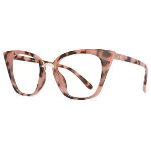 CCspace Women's Full Rim Square Cat Eye Tr 90 Titanium Frame Eyeglasses 47959