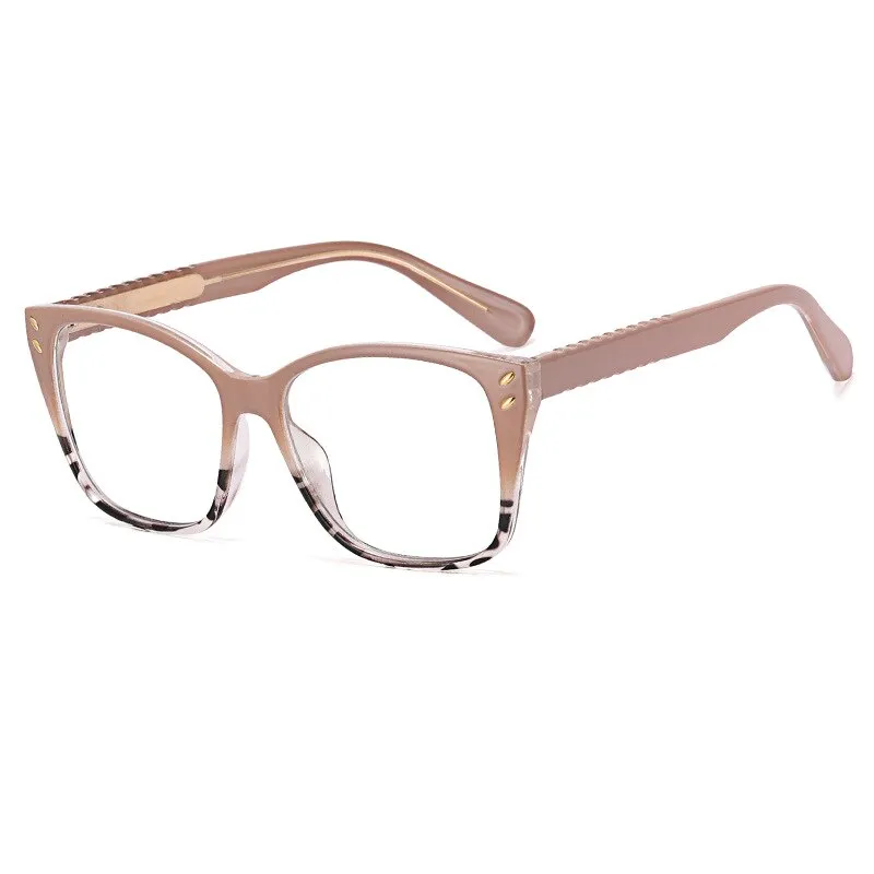 CCspace Women's Full Rim Square Tr 90 Eyeglasses 55261