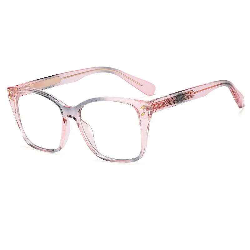 CCspace Women's Full Rim Square Tr 90 Eyeglasses 55261