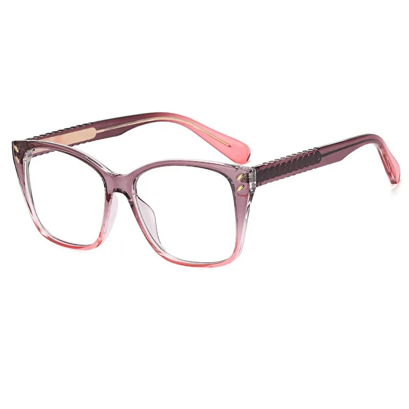 CCspace Women's Full Rim Square Tr 90 Eyeglasses 55261