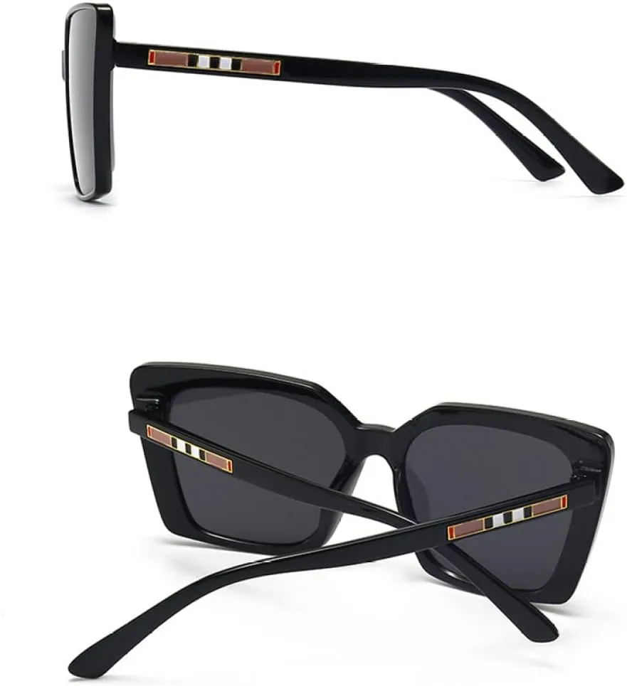 CGZWFERA-Large Fashion Sunglasses Women Designer Luxury Womens Cat Eye Sun Glasses Vintage UV400 Outdoor Oculos De Sol