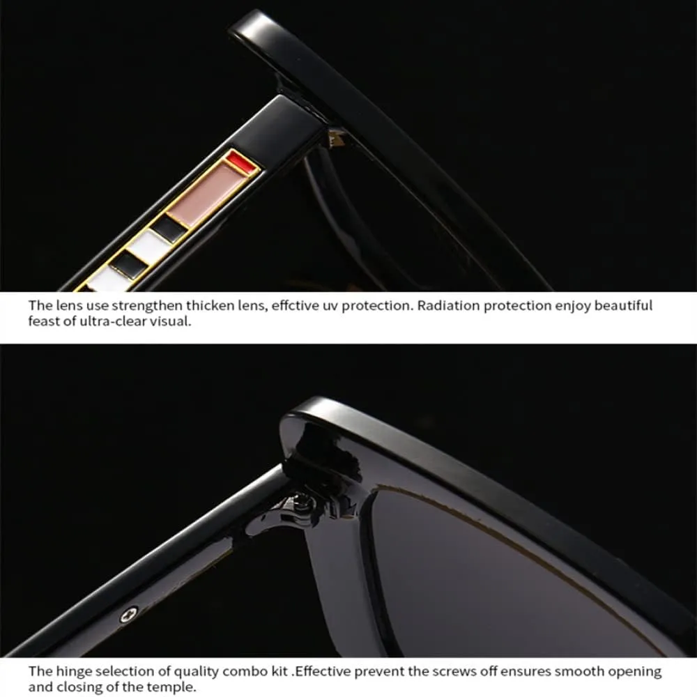 CGZWFERA-Large Sunglasses Womens Cat Eye Sun Glasses Vintage UV400 Outdoor