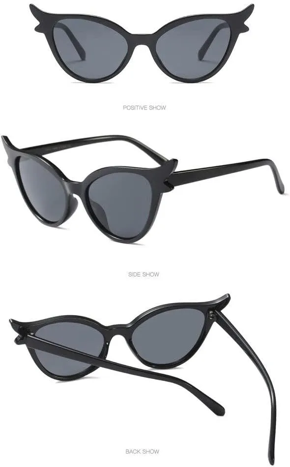 CGZWFERA-Retro Vintage Clout Cat Eye Sunglasses Outdoor Outdoor Glasses Eyewear