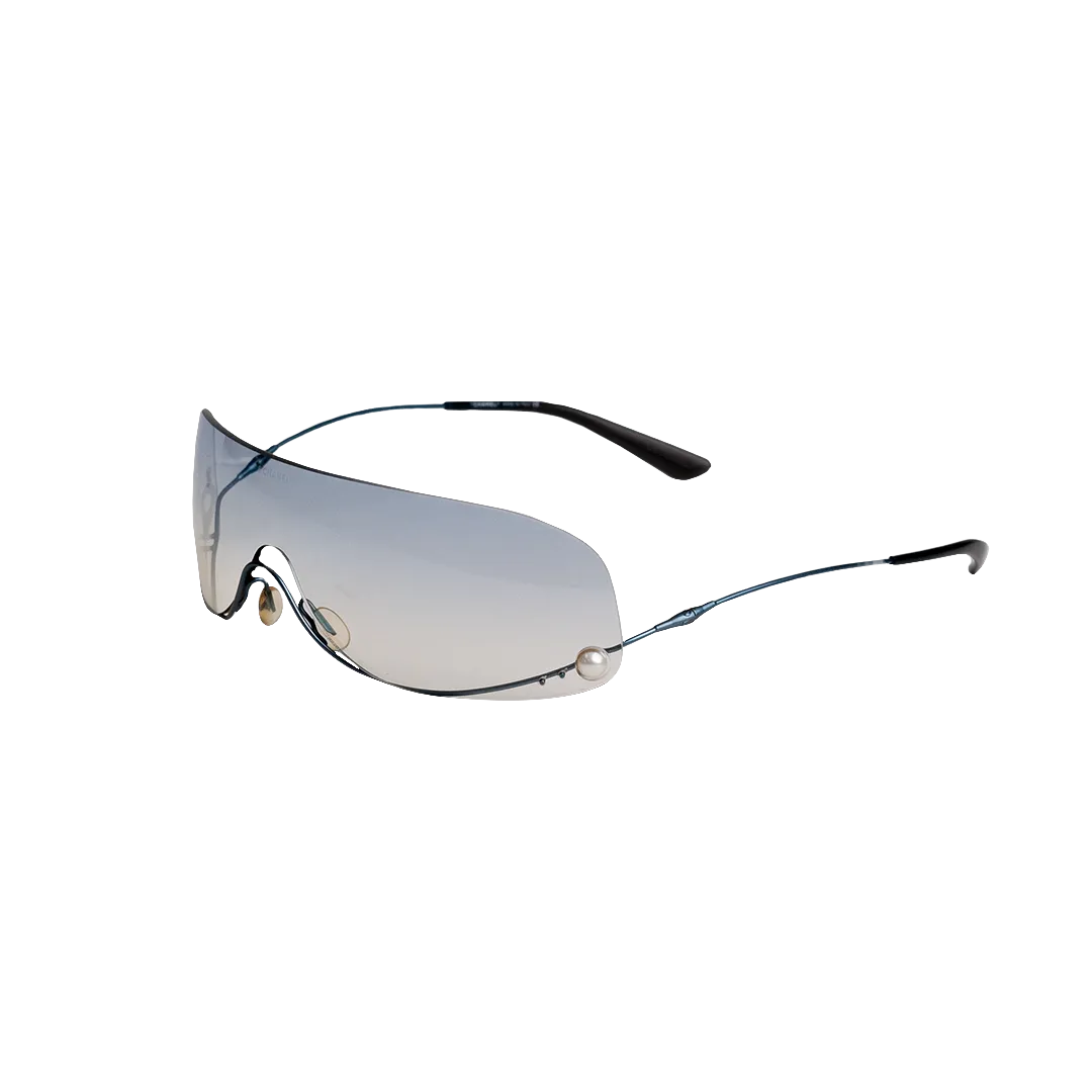 Chanel 4054 Pearl 2000s Monolens With Real Pearl