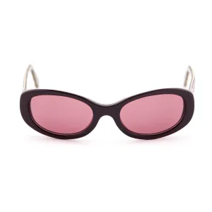 Chanel Burgundy Quilted Sunglasses